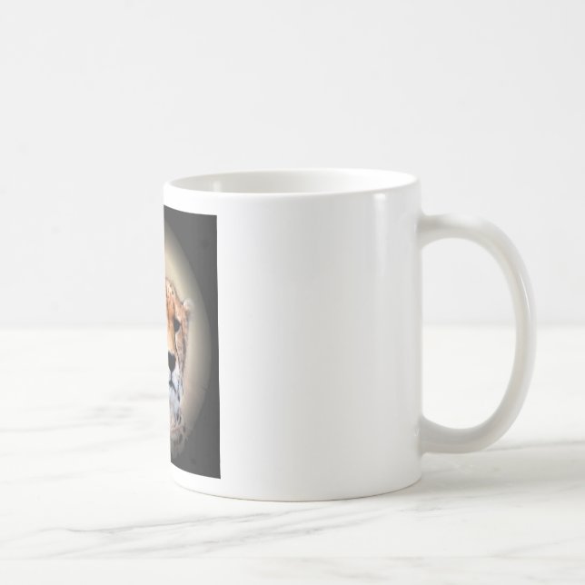 Mug Cheetah Portrait par Pleine lune : La grâce de la  (Droite)