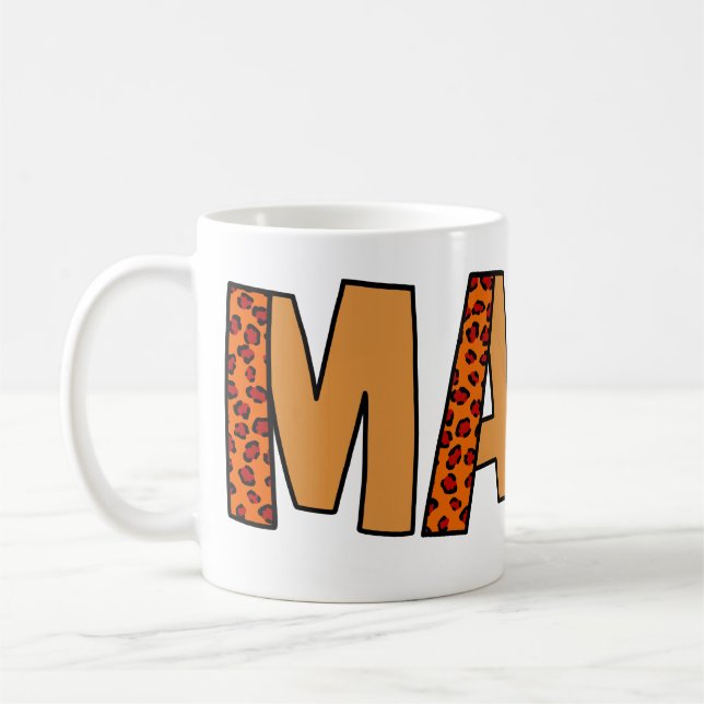 Mug Cheetah Print Leopard Maman