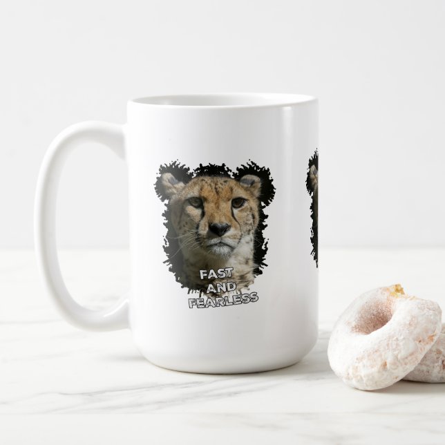 Mug Cheetah Rapide Et Sans Peur (Avec donut)