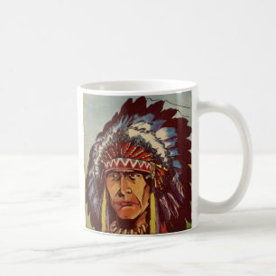 Mug Chef de coiffure amérindienne