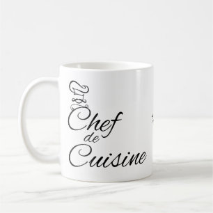 Mug Chef de Cuisine Nom personnalisable