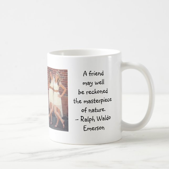 Mug Chef-d'oeuvre de l'ami de la nature Citation BFF m (Droite)