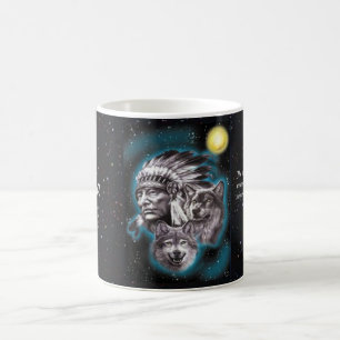 Mug Chef indien et loups