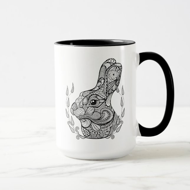 Mug Chef inspiré de lapin en guirlande (Droite)
