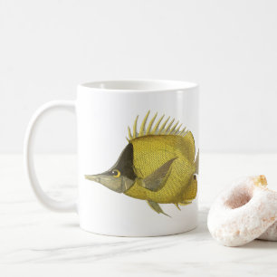 Mug Chelmon Tropical Jaune Longirostris, Poisson Vinta