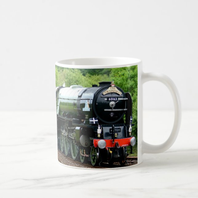 Mug Chemin De Fer À Vapeur Locomotive Le Cornishman (Droite)