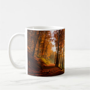 Mug Chemin de la forêt d'automne