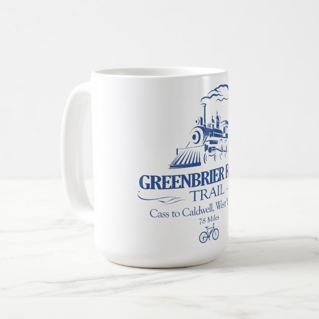 Mug Chemin de la rivière Greenbrier (RT) (Devant gauche)