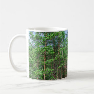 Mug Chemin en bois dans la pinède