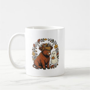 Mug Chemise à gravure vintage de vache des Highlands d