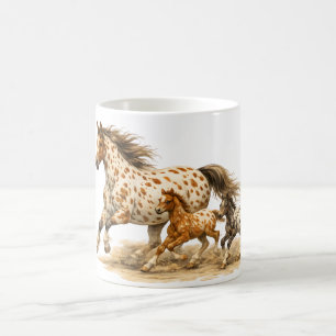 Mug  Chemise Appaloosa vintage pour cavalier Rétro 90 