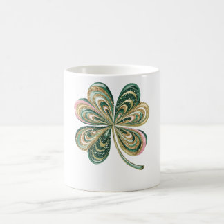 Mug Chemise Aquarelle Cute St patrick Quatre Feuilles