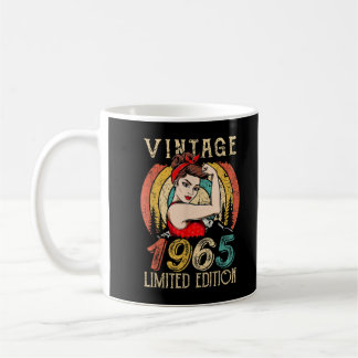 Mug Chemise d'anniversaire de 57 ans pour femmes, Vint