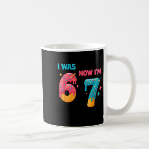 Mug Chemise d'anniversaire de 7 ans était 6 maintenant