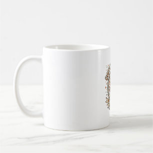 Mug Chemise d'art vectoriel vintage Café et chats Chat