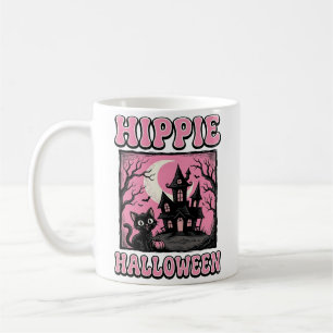 Mug Chemise de chat de maison hantée vintage Halloween