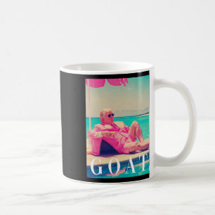 Mug Chemise de chèvre Trump été 2024 Rétro Funny rose 