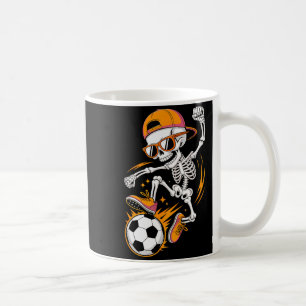 Mug Chemise de football drôle squelette Halloween pour