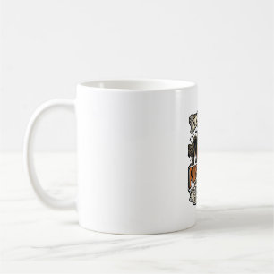 Mug Chemise de garde de sécurité Halloween avec chats