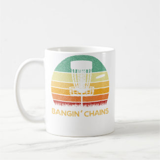 Mug Chemise de golf à disque drôle Bangin 'Chains Rétr