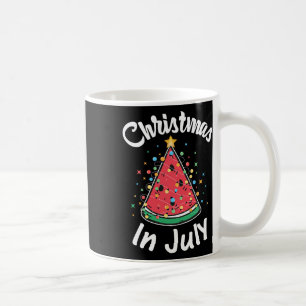 Mug Chemise de Noël en juillet Pastèque Arbre de Noël
