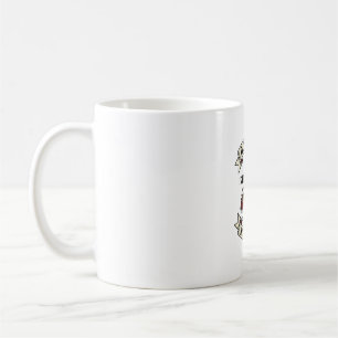 Mug Chemise de poils de chien Gravure vintage drôle de