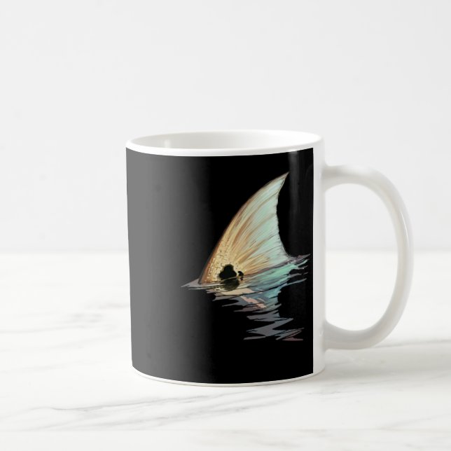 Mug Chemise de poisson rouge à tambour rouge à queue d (Droite)