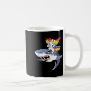 Mug Chemise de requin à cheval licorne Cadeau Filles F