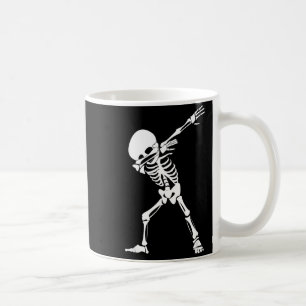 Mug Chemise de squelette qui dabe - Crâne de dab Hallo
