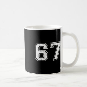 Mug Chemise de thé sport vintage en détresse numéro 67