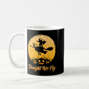 Mug Chemise d'Halloween Mens Fly Witch Cute Y Clair de