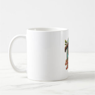 Mug Chemise drôle de paresseux vintage dessin de fonte