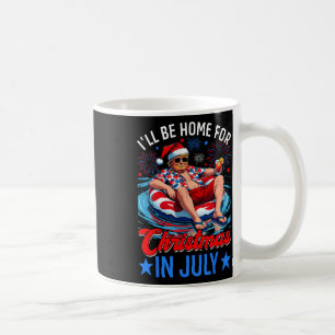Mug Chemise drôle vintage Trump Je serai à la maison p