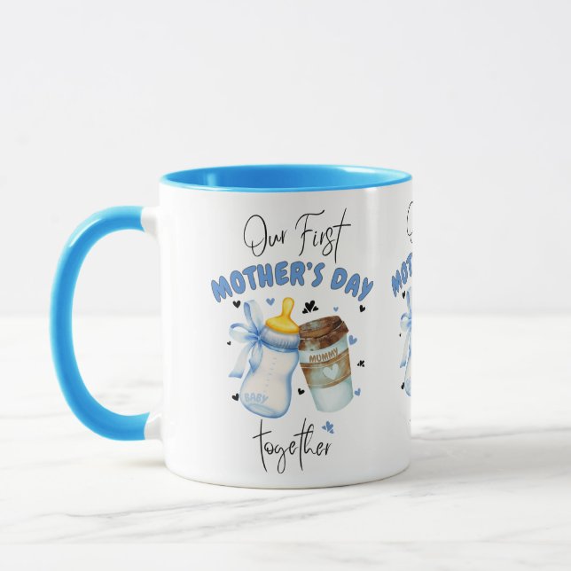Mug Chemise du premier jour des mères 2025 /Mug Combo  (Gauche)