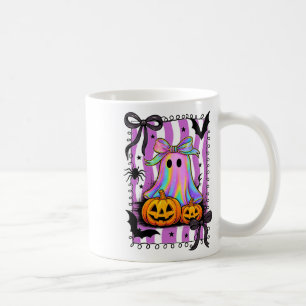 Mug Chemise Halloween Bow mignonne Crâne Citrouille su