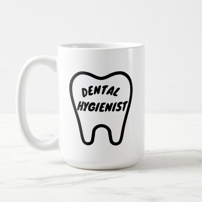 Mug Chemise hygiéniste dentaire, Chemises dentistes (Gauche)