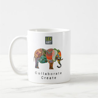 Mug Chemise LexArt Collaborate v2 - Couleur claire