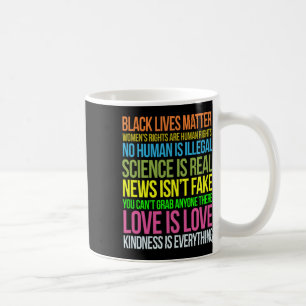 Mug Chemise Résister La gentillesse est tout Black Liv