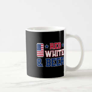 Mug Chemise Rouge Blanc Et Bière - Usa 4 juillet Boiss
