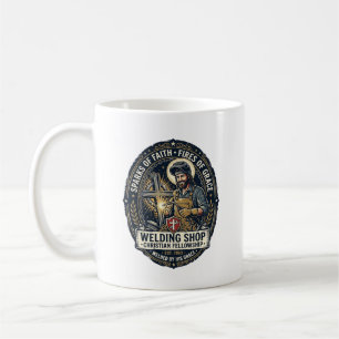 Mug Chemise T Shop de métal de Jésus Welder Inspirant