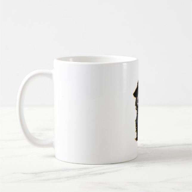 Mug Chemise T surdimensionnée Halloween paresse (Gauche)