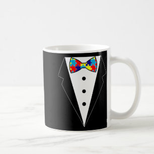 Mug Chemise Tuxedo Cravate Puzzle de Sensibilisation à
