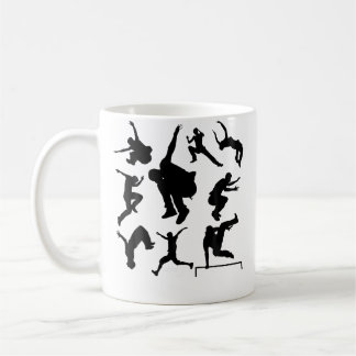 Mug Chemise Vintage Parkour pour garçons Amoureux de P