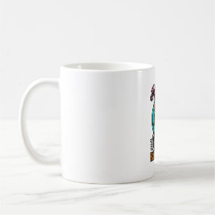 Mug Chemises à gravure vintage Corgis et fille d'Hallo