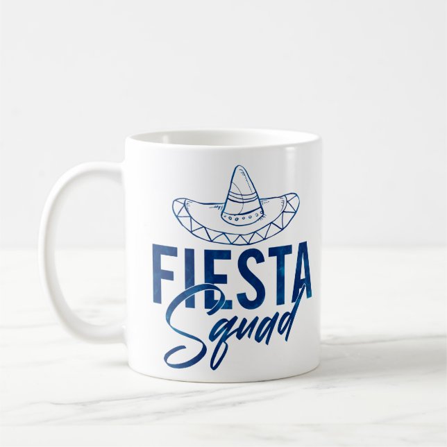 Mug Chemises de fête de jeune fille, Fiesta Squad, 3/3 (Gauche)