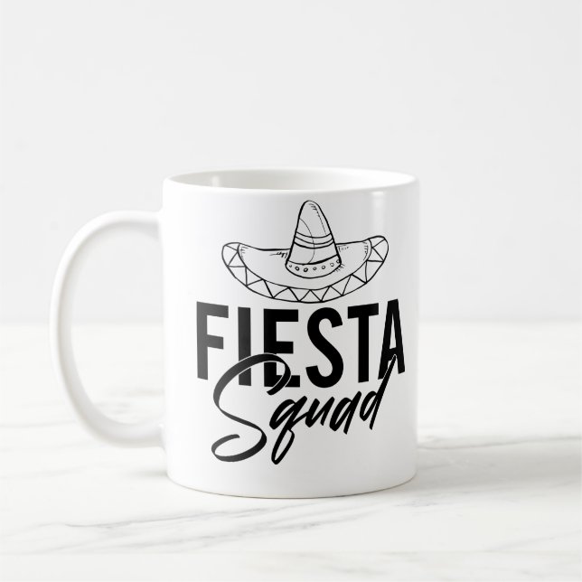 Mug Chemises de la fête de la Fiesta Squad, 1/3 (Gauche)