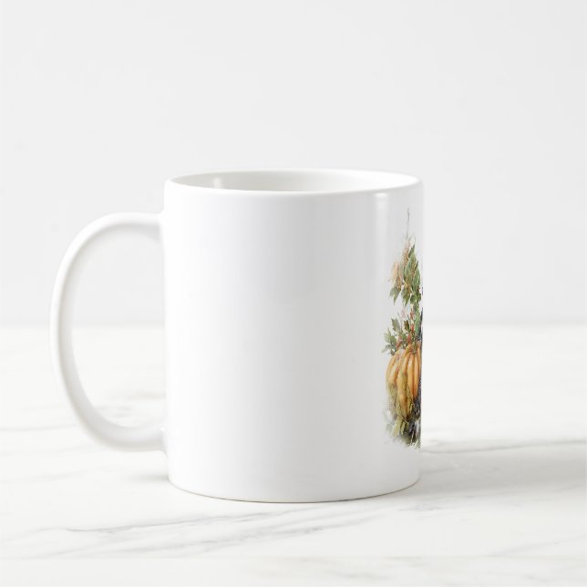 Mug Chemises de mer Animaux Citrouille d'automne (Gauche)