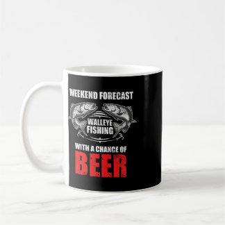 Mug Chemises de pêche Walleye pour hommes drôle de pêc