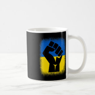 Mug Chemises décolorées Poing Drapeau Je suis solidair