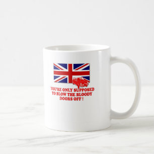 Mug Chemises italiennes d'Union Jack du travail